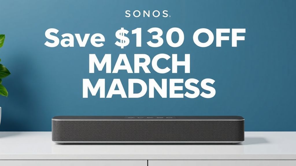 Sonos三月疯抢季！Beam Gen 2回音壁直降130美元